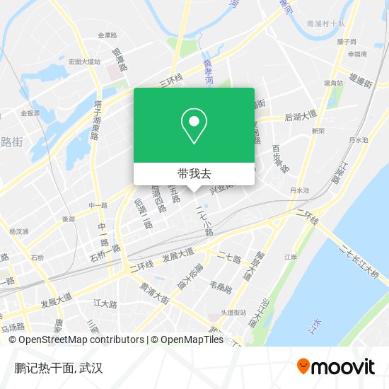鹏记热干面地图