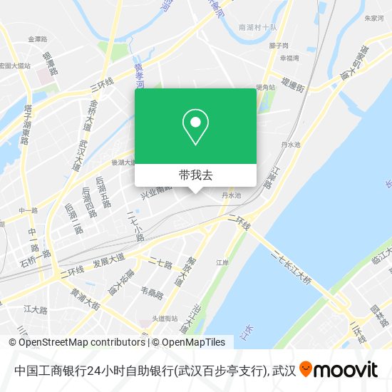 中国工商银行24小时自助银行(武汉百步亭支行)地图