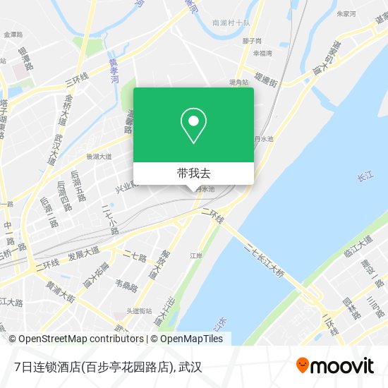 7日连锁酒店(百步亭花园路店)地图