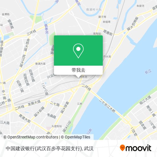 中国建设银行(武汉百步亭花园支行)地图