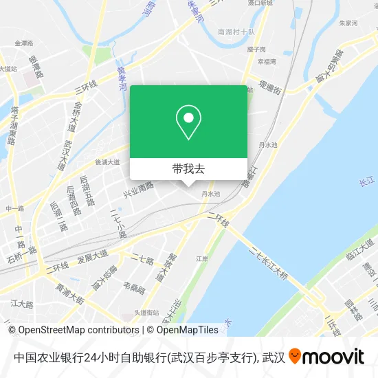 中国农业银行24小时自助银行(武汉百步亭支行)地图