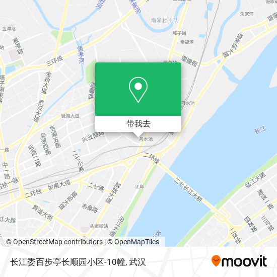 长江委百步亭长顺园小区-10幢地图