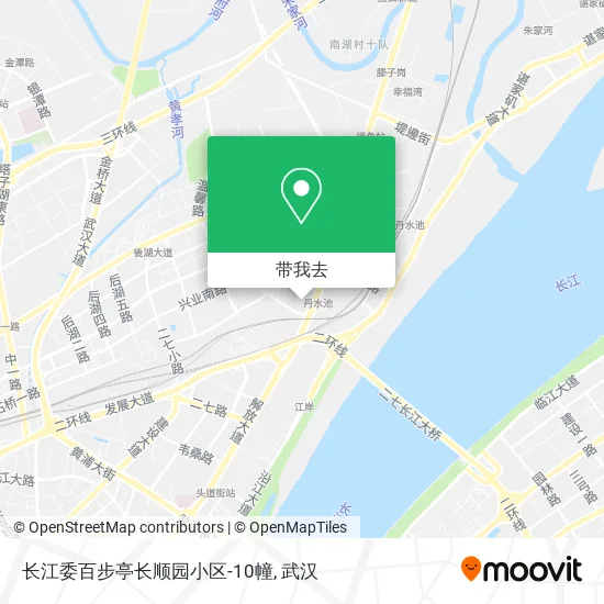 长江委百步亭长顺园小区-10幢地图