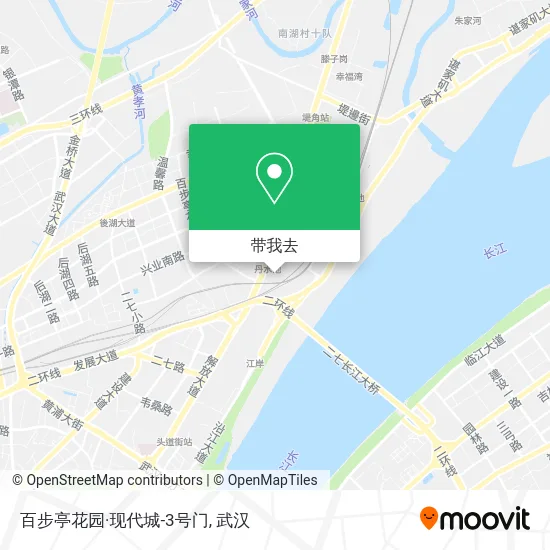 百步亭花园·现代城-3号门地图