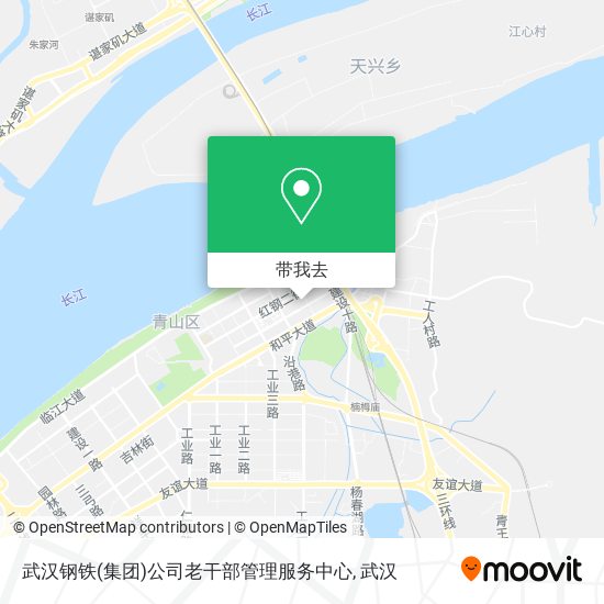 武汉钢铁(集团)公司老干部管理服务中心地图