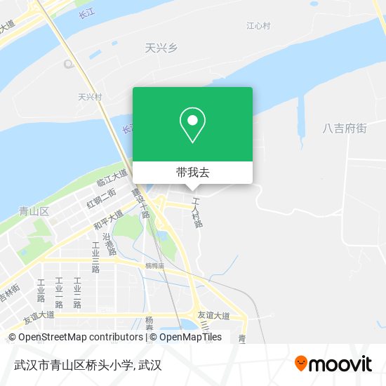 武汉市青山区桥头小学地图