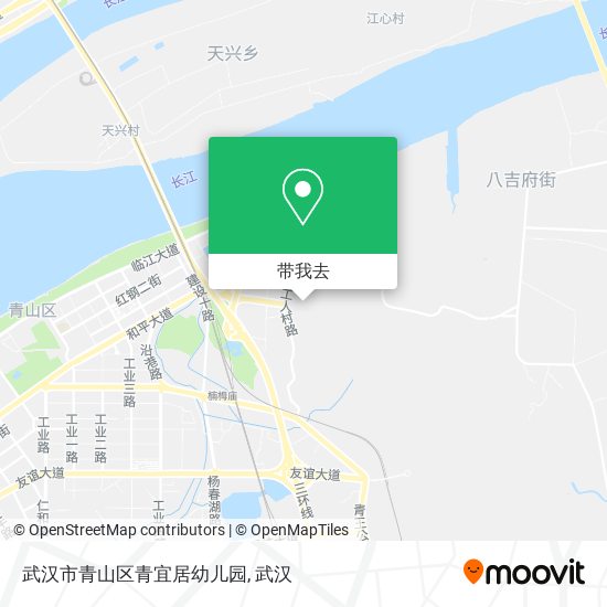 武汉市青山区青宜居幼儿园地图