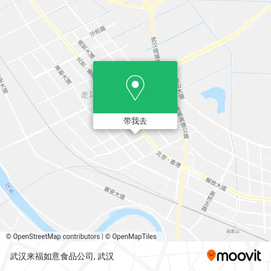 武汉来福如意食品公司地图
