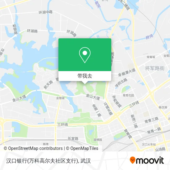 汉口银行(万科高尔夫社区支行)地图
