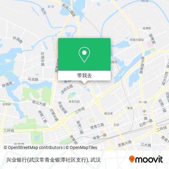 兴业银行(武汉常青金银潭社区支行)地图