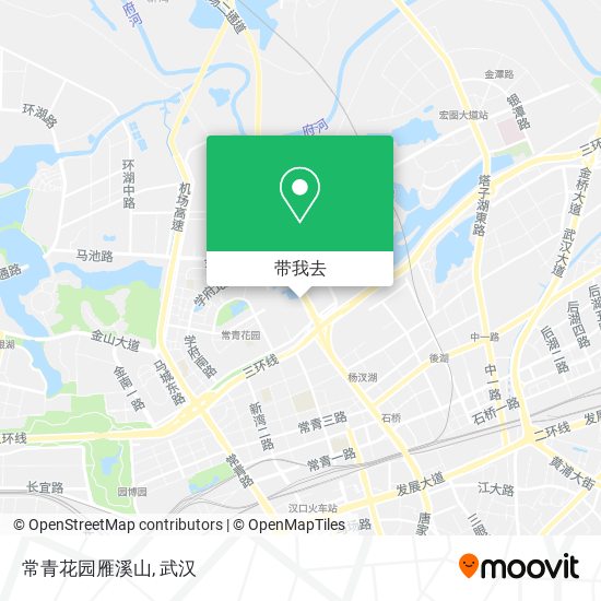 常青花园雁溪山地图