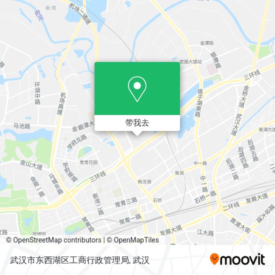 武汉市东西湖区工商行政管理局地图