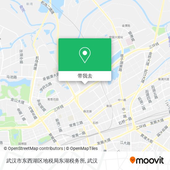 武汉市东西湖区地税局东湖税务所地图