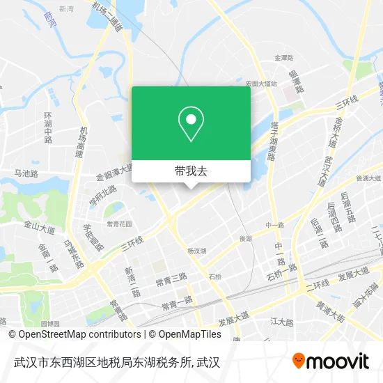 武汉市东西湖区地税局东湖税务所地图