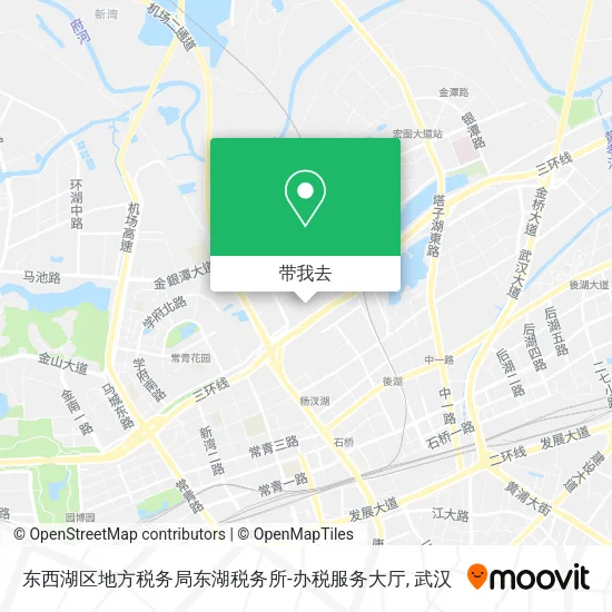 东西湖区地方税务局东湖税务所-办税服务大厅地图