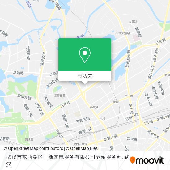 武汉市东西湖区三新农电服务有限公司养殖服务部地图