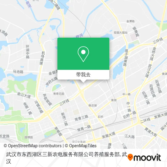 武汉市东西湖区三新农电服务有限公司养殖服务部地图