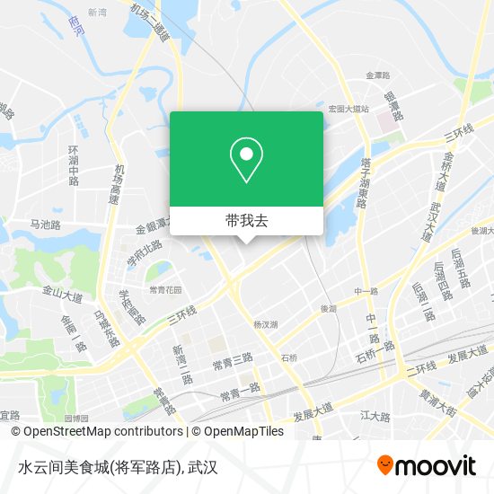 水云间美食城(将军路店)地图