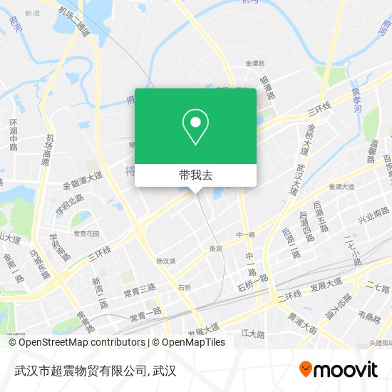 武汉市超震物贸有限公司地图