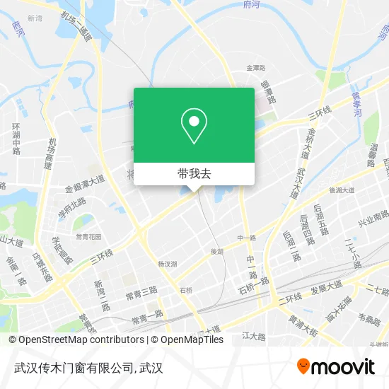 武汉传木门窗有限公司地图
