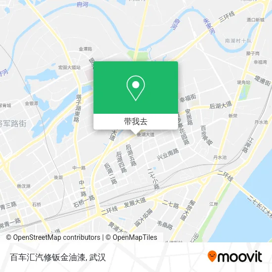 百车汇汽修钣金油漆地图