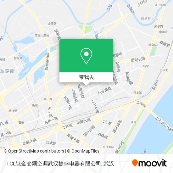 TCL钛金变频空调武汉捷盛电器有限公司地图