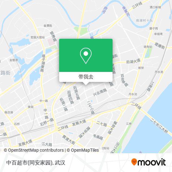 中百超市(同安家园)地图