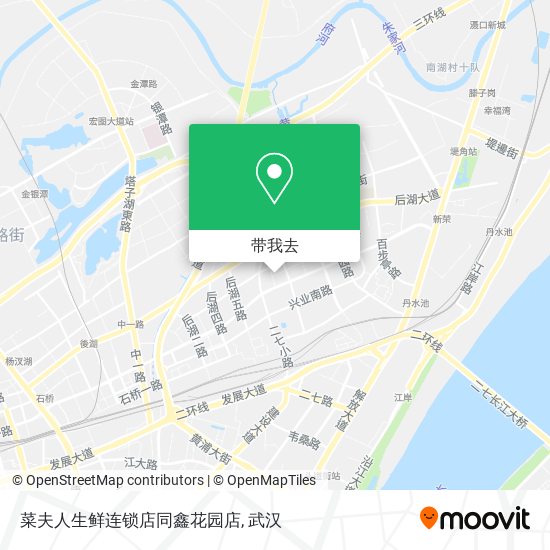 菜夫人生鲜连锁店同鑫花园店地图