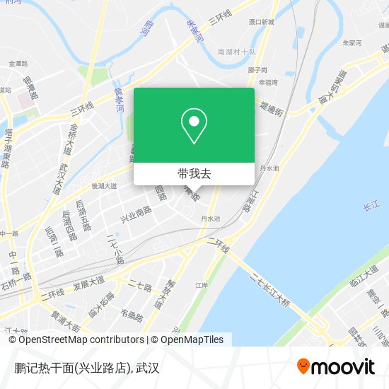 鹏记热干面(兴业路店)地图