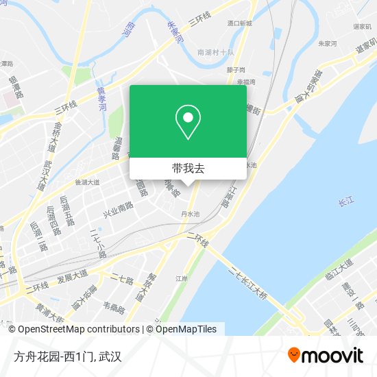 方舟花园-西1门地图