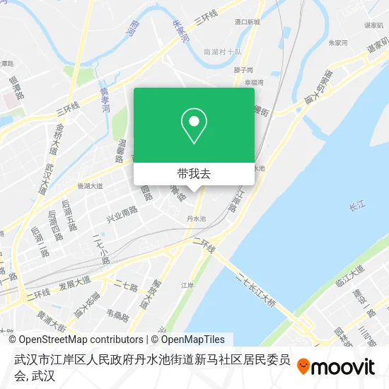 武汉市江岸区人民政府丹水池街道新马社区居民委员会地图