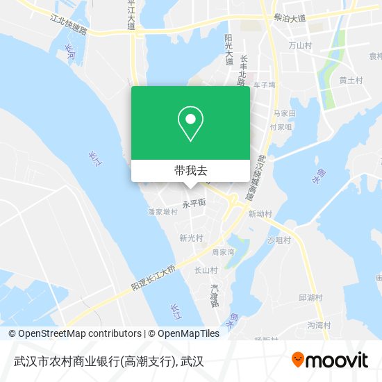 武汉市农村商业银行(高潮支行)地图