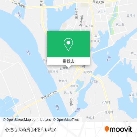 心连心大药房(阳逻店)地图