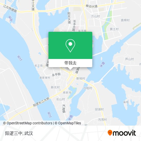 阳逻三中地图