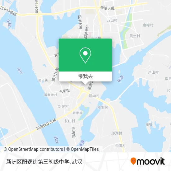 新洲区阳逻街第三初级中学地图