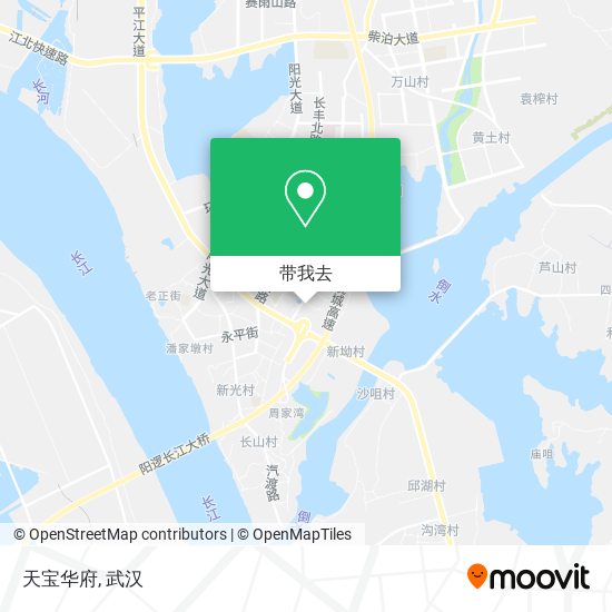天宝华府地图