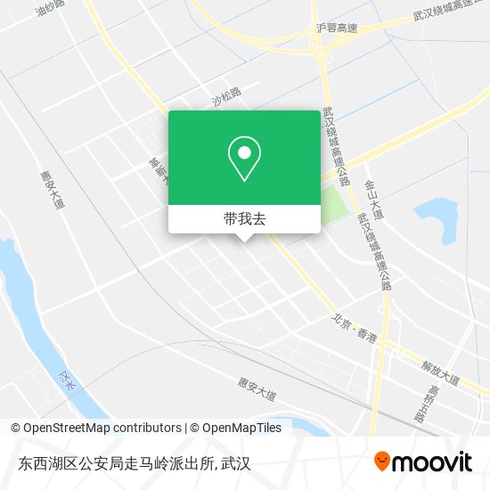 东西湖区公安局走马岭派出所地图