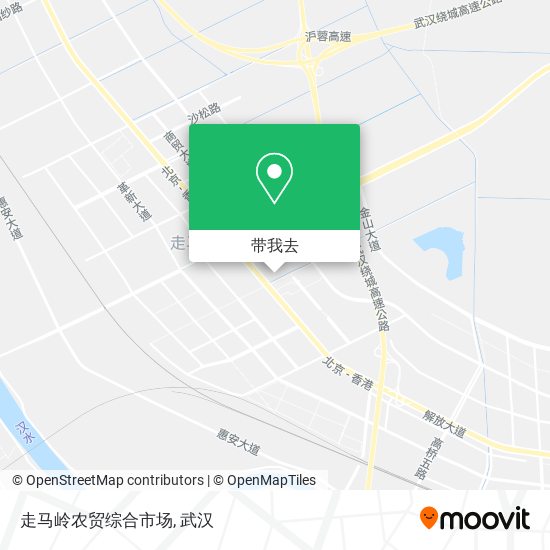 走马岭农贸综合市场地图