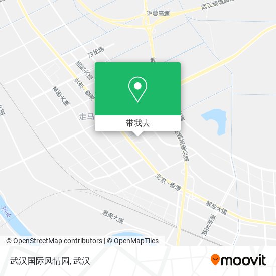 武汉国际风情园地图