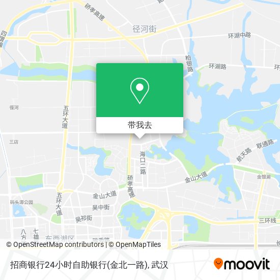 招商银行24小时自助银行(金北一路)地图