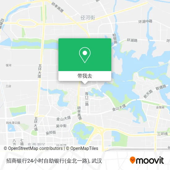 招商银行24小时自助银行(金北一路)地图