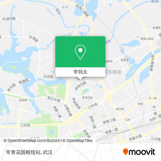 常青花园枢纽站地图
