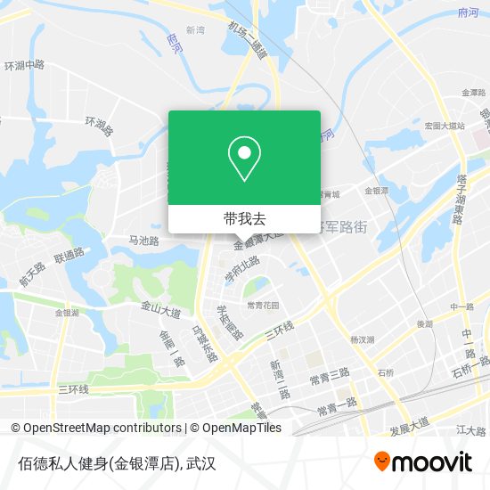 佰德私人健身(金银潭店)地图