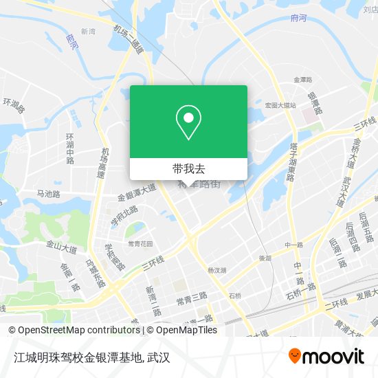 江城明珠驾校金银潭基地地图