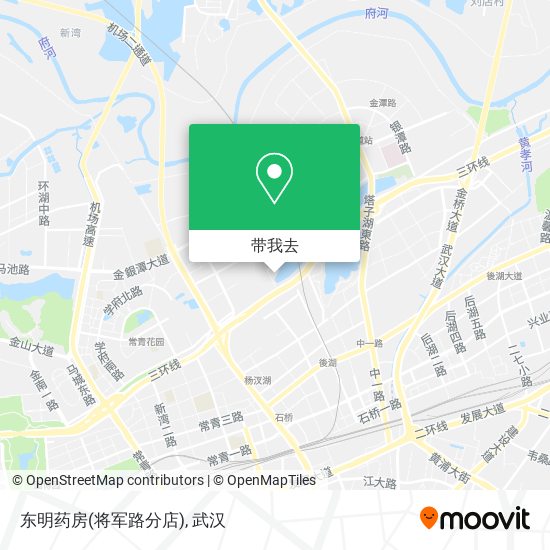东明药房(将军路分店)地图