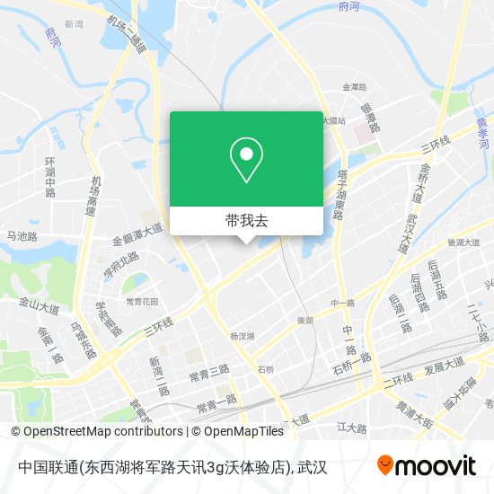 中国联通(东西湖将军路天讯3g沃体验店)地图