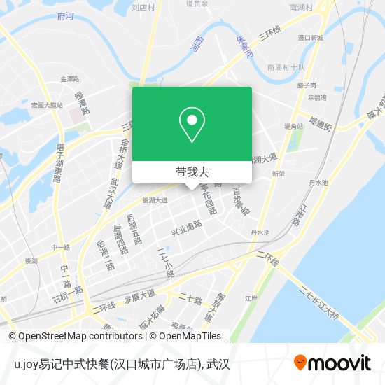 u.joy易记中式快餐(汉口城市广场店)地图