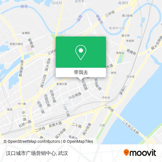 汉口城市广场营销中心地图