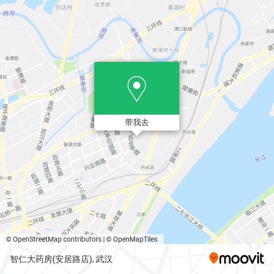 智仁大药房(安居路店)地图