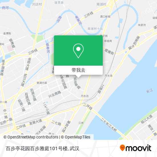 百步亭花园百步雅庭101号楼地图